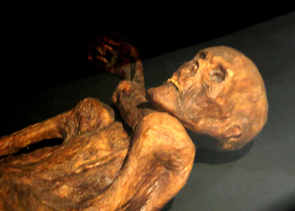 Reconstructie Ötzi mummie